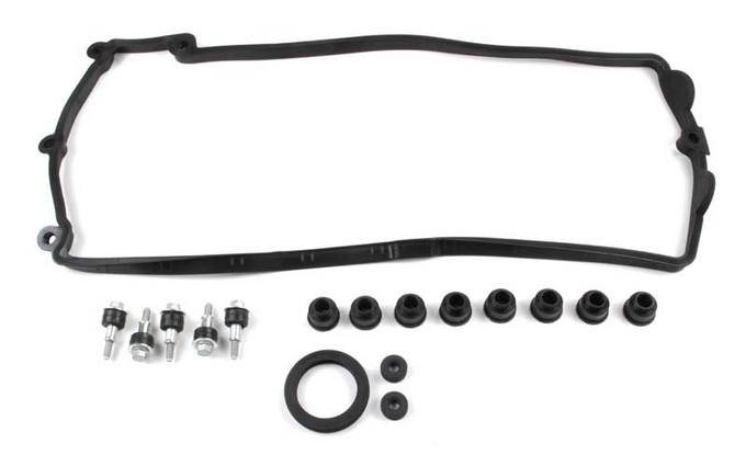 BMW Valve Cover Gasket Set - Driver Side (Cyl 5-8) 11127513195 - Elring 725340